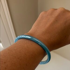 Blue Bangle Bracelet